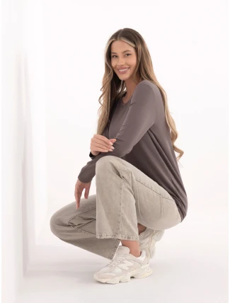 Halenka RV BZ A 160.19P šedobéžová Halenka RV BZ A 160.19P šedobéžová