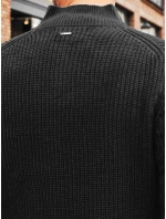 Pánský tmavě šedý svetr FashionStreet WX2345