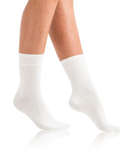 Dámské bavlněné ponožky COTTON MAXX LADIES SOCKS - BELLINDA - bílá