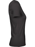 B&C #E190 /women Dámské tričko z těžké bavlny 01.004T black