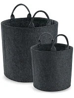 BagBase BG 728 Plstěný úložný koš 52.0728 charcoal melange