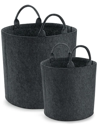 BagBase BG 728 Plstěný úložný koš 52.0728 charcoal melange