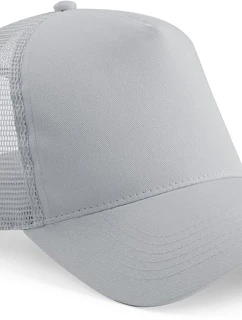 Beechfield B 640B Dětská 5 panelová kšiltovka Trucker 53.640B light grey/light grey