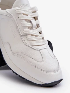 Pánské kožené tenisky BIG STAR Bílé