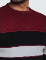 Pánský černý svetr FashionStreet WX2283