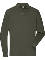Daiber JN 1842 Pánské pracovní piqué polo s dlouhým rukávem 02.1842 olive Daiber JN 1842 Pánské pracovní piqué polo s dlouhým rukávem 02.1842 olive