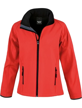 Result R 231F Dámská 2-vrstvá softshell bunda "Printable" 30.231F red/black Result R 231F Dámská 2-vrstvá softshell bunda "Printable" 30.231F red/black