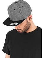 Flexfit 6089SU/6089CH 6 panelová Snapback kšiltovka "Suede" 55.689S black/black Flexfit 6089SU/6089CH 6 panelová Snapback kšiltovka "Suede" 55.689S black/black