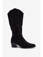 Dámské kovbojky Jazelle – černé