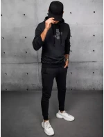 FashionStreet černá pánská tepláková souprava AX0677
