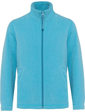 Kariban K 920 Dětská mikrofleecová bunda 20.K920 cloudy blue heather