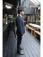 NEOBLU Marcel Men Pánský piqué blejzr 24.3169 grey melange NEOBLU Marcel Men Pánský piqué blejzr 24.3169 grey melange