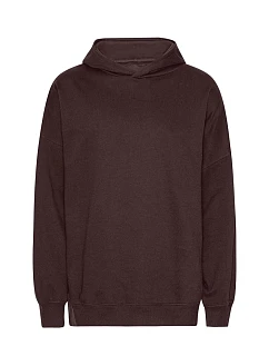 Neutral T 63111 Mikina s kapucí z těžké bio IC bavlny "Tiger" 77.T311 brown