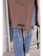 Zateplená bunda s kapucí mocca Zateplená bunda s kapucí mocca