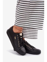 Dámské Tenisky Z Eko Kůže Big Star RR274749 Černé