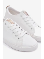 Dámské tenisky z eko kůže Big Star TT274001 Bílé