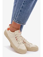 Dámské tenisky Big Star NN274445 Memory Foam System Béžové