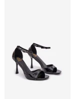 Sandály na podpatku model 222258 Step in style Sandály na podpatku model 222258 Step in style