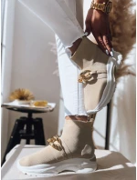 Dámské boty ELISA beige FashionStreet ZY0280