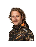 Geographical Norway Softshellová bunda Royaute M WU1057H-GN-KAKI-ORANGE pánské