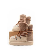 D.Franklin sněhule dámské zimní módní kožešinové zateplené hnědé béžové vysoké dámské D.Franklin sněhule dámské zimní módní kožešinové zateplené hnědé béžové vysoké dámské