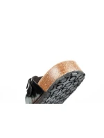 Abeba Sandály Black W 8088 pracovní žabky