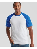 Fruit of the Loom Baseball T Raglánové tričko 16.1026 white/red Fruit of the Loom Baseball T Raglánové tričko 16.1026 white/red