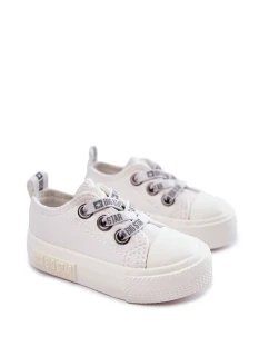 Dětské kožené tenisky BIG STAR KK374058 Bílé