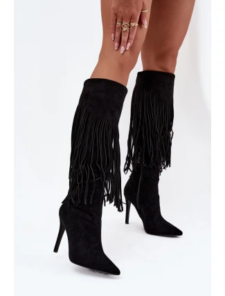 Kozačky na podpatku  model 217513 Step in style