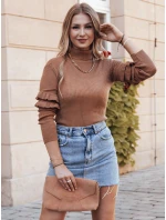 Dámský svetr BUFALO hnědý FashionStreet MY1424