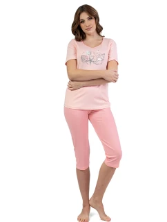 Dámské pyžamo 688 peach - REGINA