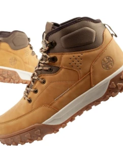 Lee Cooper pánská zimní trekingová zateplená sportovní obuv kotníková karamelová