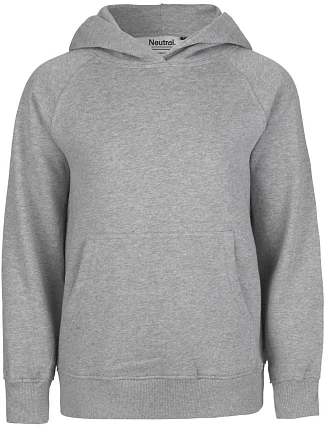 Neutral O 13101 Dětská mikina s kapucí z bio bavlny 77.1301 sport grey Neutral O 13101 Dětská mikina s kapucí z bio bavlny 77.1301 sport grey