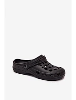Dámské černé pěnové pantofle s chodidly Parker Dámské černé pěnové pantofle s chodidly Parker