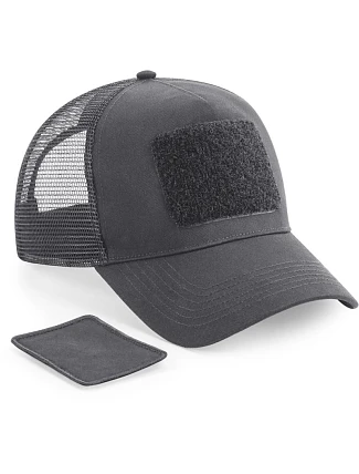 Beechfield B 641 5 panelová kšiltovka "Removable Patch Trucker" 53.0641 graphite grey Beechfield B 641 5 panelová kšiltovka "Removable Patch Trucker" 53.0641 graphite grey