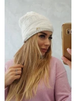 Fleecová čepice Edyta K298 ecru Fleecová čepice Edyta K298 ecru