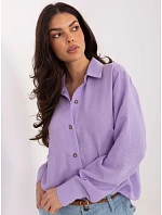 Košile LK KS 510109.70 světle fialová