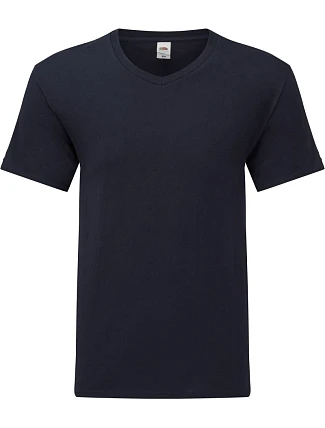 Fruit of the Loom Iconic 150 V-Neck T Tričko s výstřihem do V 16.1442 deep navy Fruit of the Loom Iconic 150 V-Neck T Tričko s výstřihem do V 16.1442 deep navy