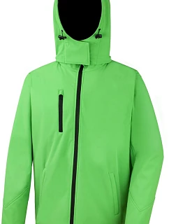 Result R 230M Pánská 3-vrstvá softshellová bunda s kapucí 30.230M vivid green/black