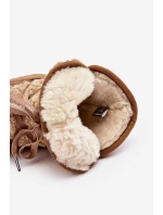 Voděodolné sněhule na platformě veganské D.Franklin DFSH370004 Hnědé Voděodolné sněhule na platformě veganské D.Franklin DFSH370004 Hnědé