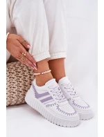 Dámské Tenisky Na Platformě Fialové Ofenale