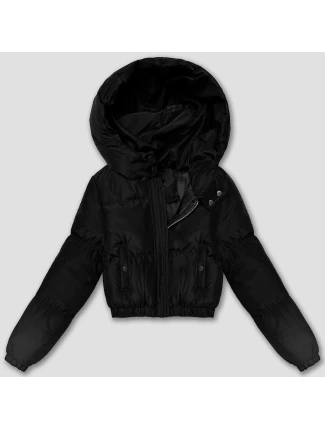 Černá krátká zimní bunda typu puffer J Style (5M3260-392)