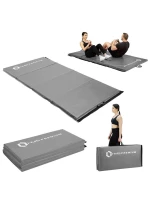Šedá skládací gymnastická matrace 2400x1200x50mm HMS MGS01 Šedá skládací gymnastická matrace 2400x1200x50mm HMS MGS01