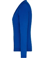 Daiber JN 660 Dámský pletený cardigan s výstřihem do V 02.0660 royal Daiber JN 660 Dámský pletený cardigan s výstřihem do V 02.0660 royal