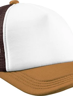 Beechfield B 639 5 panelová Retro Trucker kšiltovka 53.0639 chocolate/dark amber