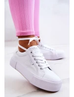 Tenisky na platformě Lee Cooper LCW-22-31-0884L Bílý