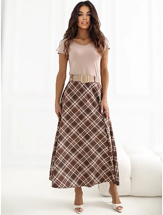 Sukně IT SD 23296 2.06 hnědá Sukně IT SD 23296 2.06 hnědá