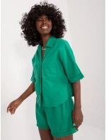 Dámská košile DHJ KS 7279.24x zelená - FPrice Dámská košile DHJ KS 7279.24x zelená - FPrice