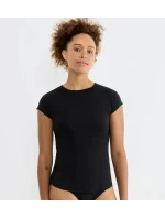 sloggi GO Ribbed T-Shirt - BLACK - SLOGGI BLACK - SLOGGI