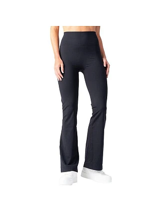 Dámské legíny s rozšířenými nohavicemi RELAX & GO SOFT TOUCH LEGGINGS FLARED - BELLINDA - černá Dámské legíny s rozšířenými nohavicemi RELAX & GO SOFT TOUCH LEGGINGS FLARED - BELLINDA - černá